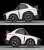 ChoroQ zero Z-81a Nissan GT-R50 by Italdesign Test Car (White) (Choro-Q) Item picture3