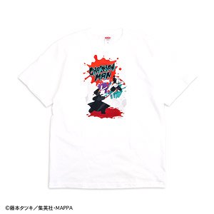チェンソーマン イラストレーターHERコラボ ビッグTシャツ(チェンソーマンVSサムライソード) (キャラクターグッズ)