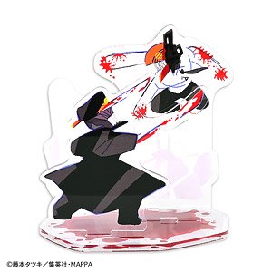 Chainsaw Man Illustrator HER Collabo Acrylic Diorama (Chainsaw Man VS Samurai Sword) (Anime Toy)
