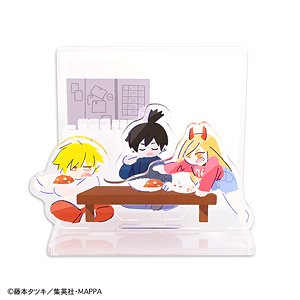 Chainsaw Man Illustrator HER Collabo Acrylic Diorama (Dining with Hayakawa Family) (Anime Toy)