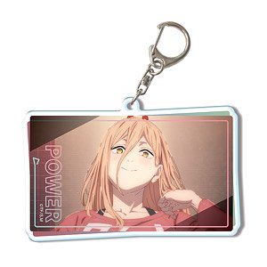 TV Animation [Chainsaw Man] Big Acrylic Key Ring Design 25 (Power/E) (Anime Toy)