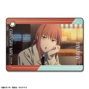 TVアニメ『チェンソーマン』 レザーパスケース デザイン02 (マキマ/A) (キャラクターグッズ)