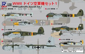 WWII Luftwaffe Aircraft Set 1 (Plastic model)