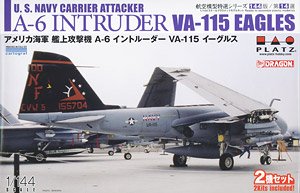 US Navy A-6 Intruder VA-115 Eagles (Set of 2) (Plastic model)