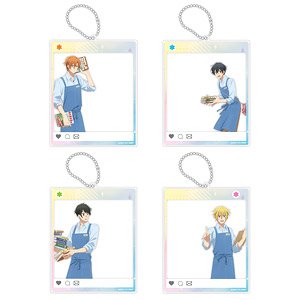 Sasaki and Miyano SNS Style Acrylic Card (Set of 4) (Anime Toy)