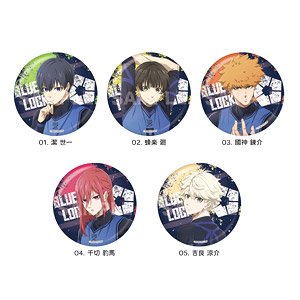 【ブルーロック】 メタリック缶バッジ 01 第1弾 (5個セット) (キャラクターグッズ)