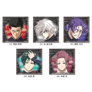 【ブルーロック】 ビッグスクエア缶バッジ 02 第2弾 (5個セット) (キャラクターグッズ)