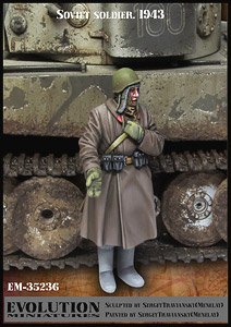 Soviet Soldier Explaining the Tiger Tank Tiger Tank 1943 (Plastic model)