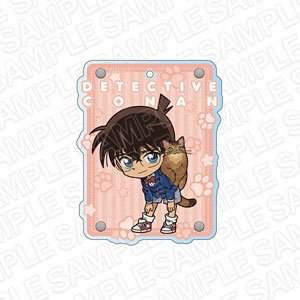 名探偵コナン アクリルダイカットパスケース 江戸川コナン デフォルメねこ ver.2 (キャラクターグッズ)