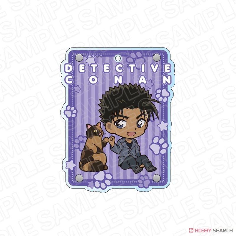 名探偵コナン アクリルダイカットパスケース 京極真 デフォルメねこ ver.2 (キャラクターグッズ) 商品画像1