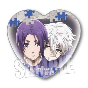 メモリーズハート缶バッジ ブルーロック 凪＆玲王 (キャラクターグッズ)