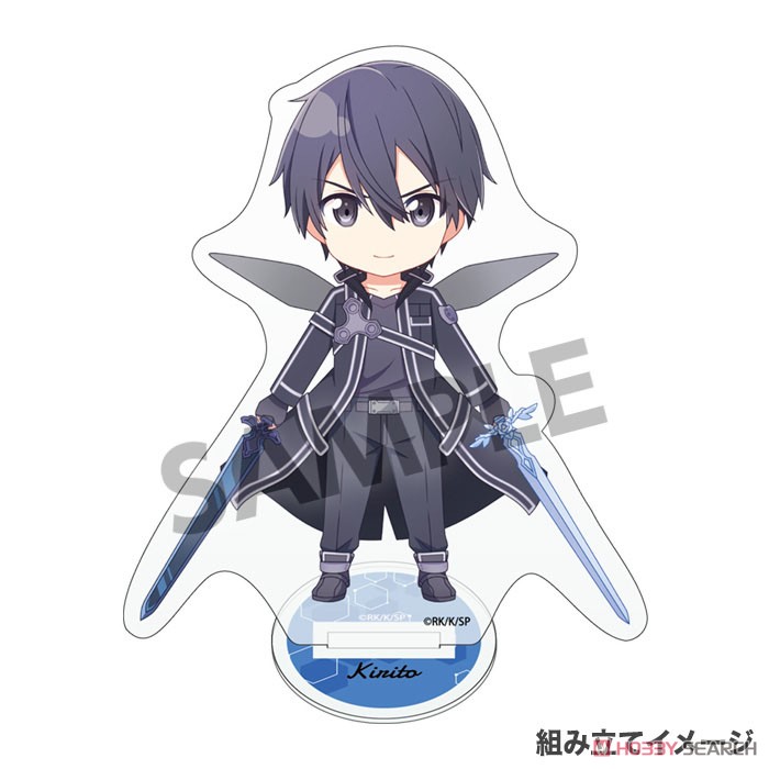 ぴくりる！ ソードアート・オンライン アリシゼーション War of Underworld アクリルフィギュア キリト 黒の剣士 (キャラクターグッズ) 商品画像2
