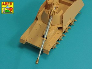 German 88mm Pak 43/1 L/71 Barrel for Sd.Kfz.164 `Nashorn` (for Tamiya) (Plastic model)