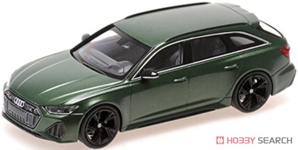 アウディ RS 6 アバント 2019 マットグリーン (ミニカー) 商品画像1