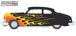 Flames The Series - 1949 Mercury Eight 2-Door Coupe - Black with Flames (Diecast Car)
