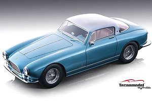 フェラーリ 250 GT ヨーロッパ 1955 カリフォルニアブルーメタリック - メタリックシルバールーフ (ミニカー)