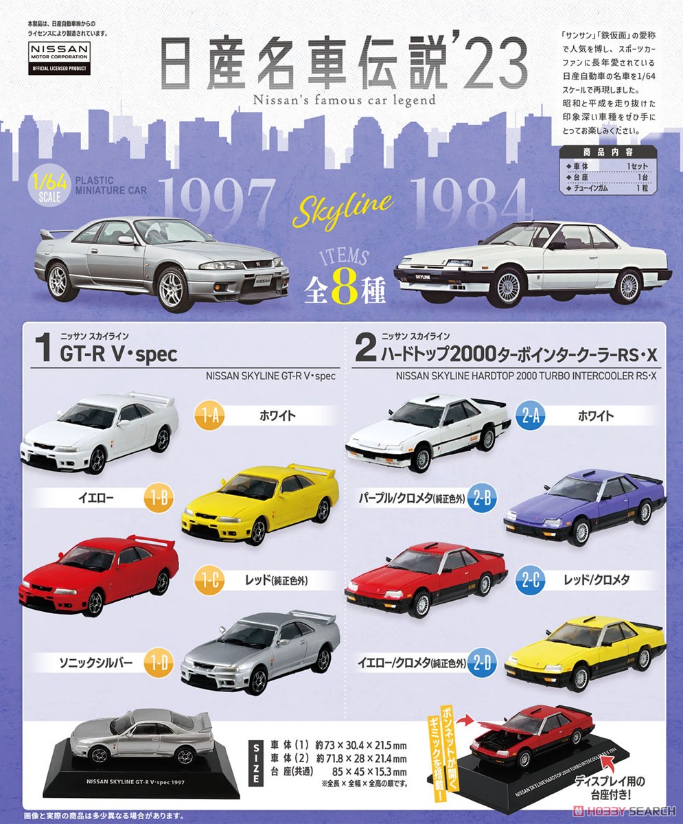 Nissan`s Famous Car Legend `23 (Set of 10) (Shokugan) Other picture1