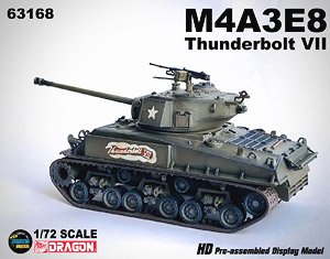 WW.II アメリカ陸軍 M4A3E8 `サンダーボルトVII` 第4装甲師団 第37戦車連隊 司令官車 ドイツ 1945 (完成品AFV)