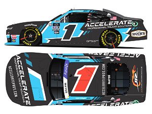 `サム・メイヤー` #1 ACCELERATE シボレー カマロ NASCAR Xfinityシリーズ 2023 (ミニカー)