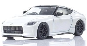 Kyosho Mini Car & Book No.13 Nissan Fairlady Z (White) (Diecast Car)
