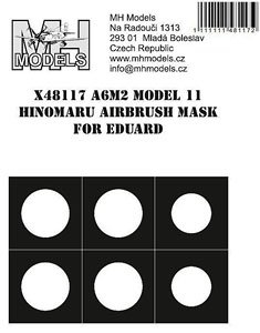 A6M2 Model 11 Hinomaru Airbrush Mask (for Eduard) (Plastic model)