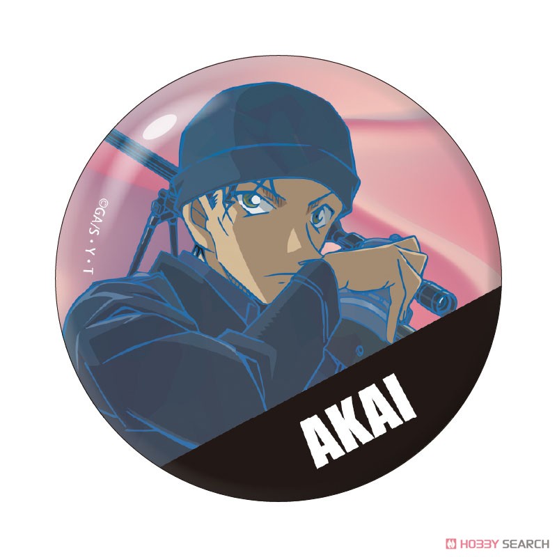 名探偵コナン グリッター缶バッジ (赤井秀一) (キャラクターグッズ) 商品画像1