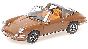 ポルシェ 911 タルガ 1972 ブラウン (ミニカー)