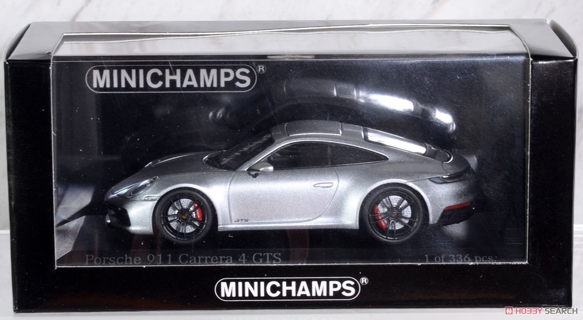 ポルシェ 911 (992) カレラ 4 GTS 2019 シルバー (ミニカー) パッケージ1