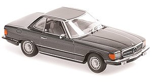 メルセデスベンツ 350 SL カブリオレ ハードトップ (R107) 1974 グレーメタリック (ミニカー)