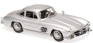 メルセデスベンツ 300 SL (W198 I) 1955 シルバー (ミニカー)