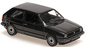 フォルクスワーゲン ゴルフ 1985 ブラックメタリック (ミニカー)