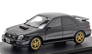 SUBARU IMPREZA WRX STi (2001) ミッドナイトブラック・マイカ (ミニカー)