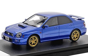 SUBARU IMPREZA WRX STi (2001) WRブルー・マイカ (ミニカー)