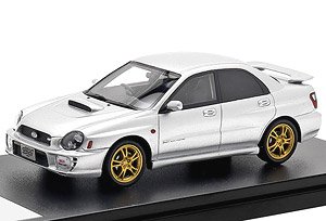 SUBARU IMPREZA WRX STi (2001) プレミアムシルバー・メタリック (ミニカー)