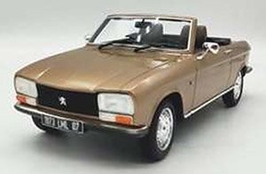 プジョー 304 カブリオ 1973 ゴールドメタリック (ミニカー)
