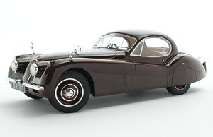 ジャガー XK120 FHC 1951-1954 マルーン (ミニカー)