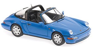 Porsche 911 Targa (964) 1991 Blue Metallic (Diecast Car)