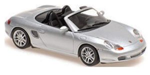 Porsche Boxster S 2002 Silver Metallic (Diecast Car)