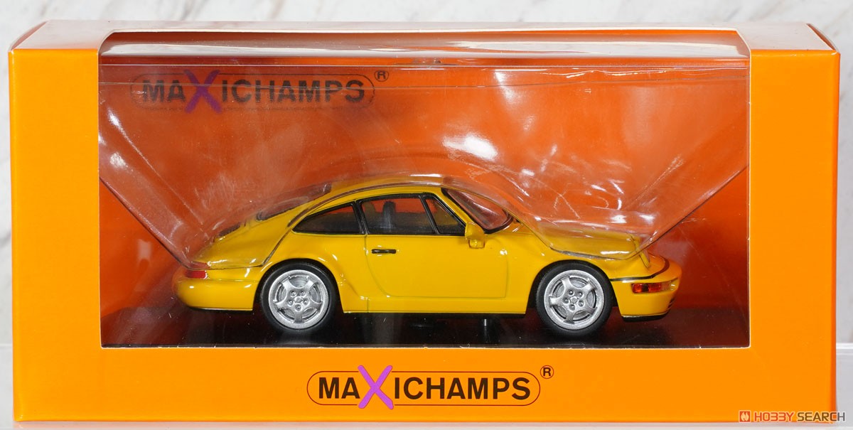 Porsche 911 Carrera 1992 Yellow (Diecast Car) パッケージ1