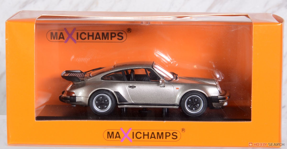 ポルシェ 911 ターボ 3.3 (930) 1977 ゴールドメタリック (ミニカー) パッケージ1