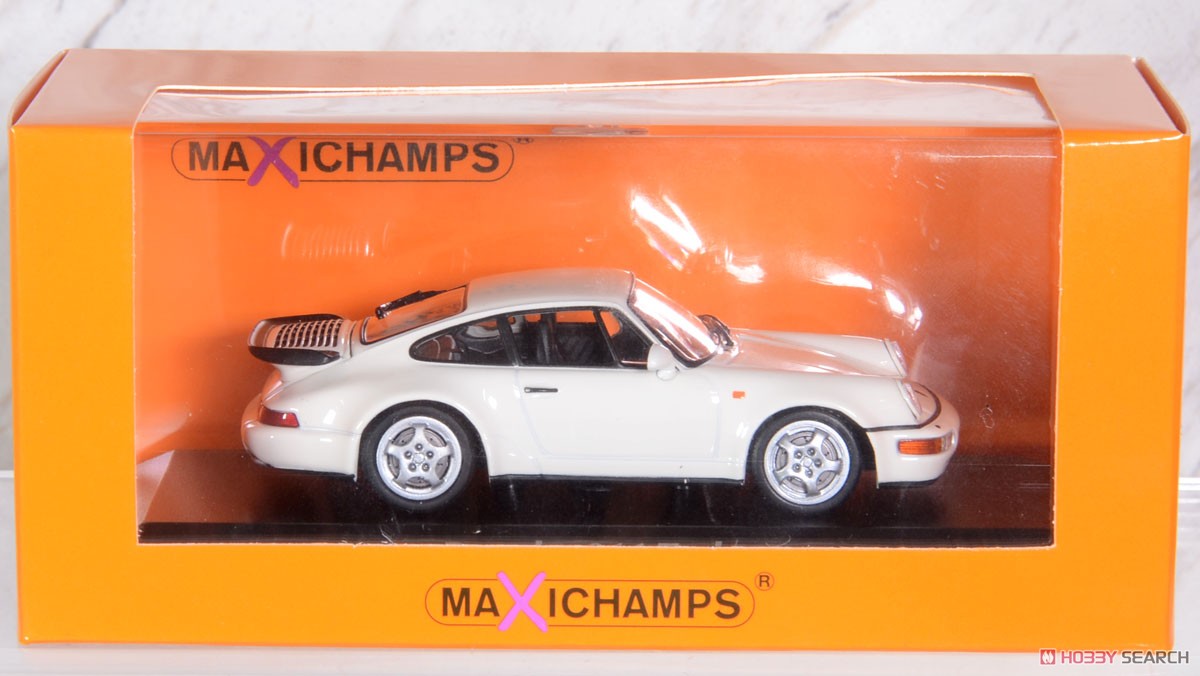 ポルシェ 911 ターボ (964) 1990 ホワイト (ミニカー) パッケージ1