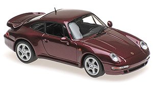 Porsche 911 Turbo S (993) 1995 Dark Red Metallic (Diecast Car)