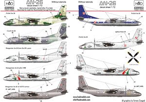 アントノフ AN-26 「カール」 デカール (デカール)