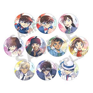 名探偵コナン トレーディング缶バッジ ウォーターカラー (10個セット) (キャラクターグッズ)