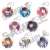 Detective Conan Trading Acrylic Key Ring Crystal (Set of 8) (Anime Toy) Item picture1