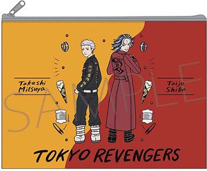 TVアニメ『東京リベンジャーズ』 フラットポーチ 三ツ谷隆・柴大寿 (キャラクターグッズ)