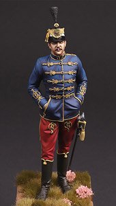 Austro-Hungarian Hussar Officer WWI (K.U.K. Husarenregiment `Graf Nadasdy` NR. 9) (Plastic model)