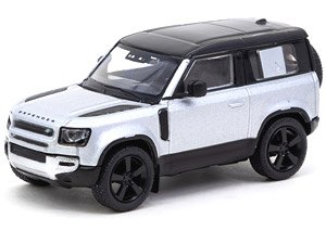 Land Rover Defender 90 Silver Metallic (Diecast Car)