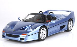Ferrari F50 Coupe 1995 Spider Version California Light Blue Metallic (with Case) (Diecast Car)