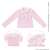 45 Ribbon Usagi`s Fluffy Sailor Knit (Pink x White) (Fashion Doll) Item picture1